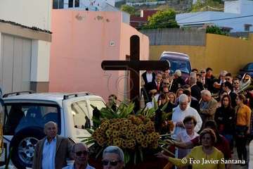 Caserones Bajo procesiona a sus patronos (Foto Francisco Javier Santana)
